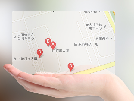 如何在網站建設中調用百度地圖